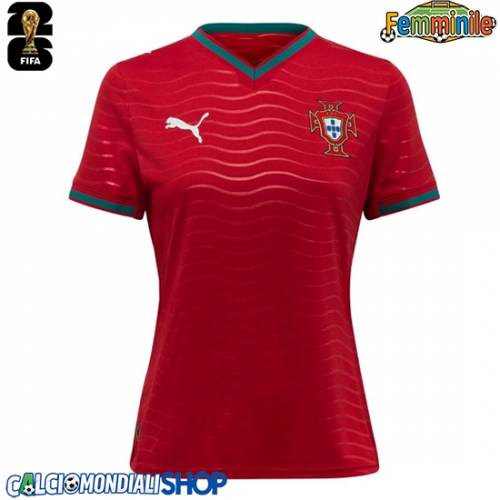 Maglie da calcio Portogallo Prima Maglia Femminile Mondiali 2026  Manica Corta